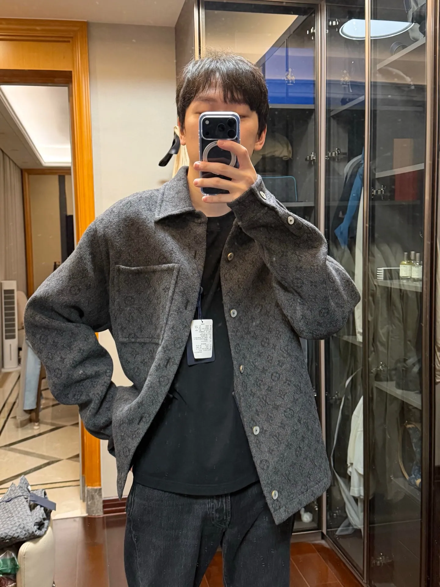 Louis Vuitton/Louis Vuitton Reversible Blouse Woolen Jacket